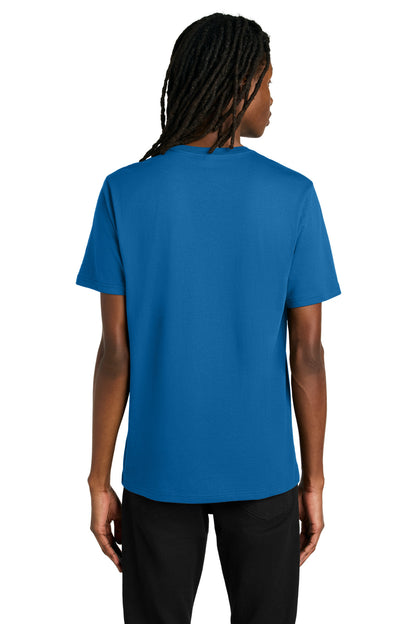 Custom Embroidered Allmade Unisex Organic Cotton Tee. AL2100,Beacon Blue