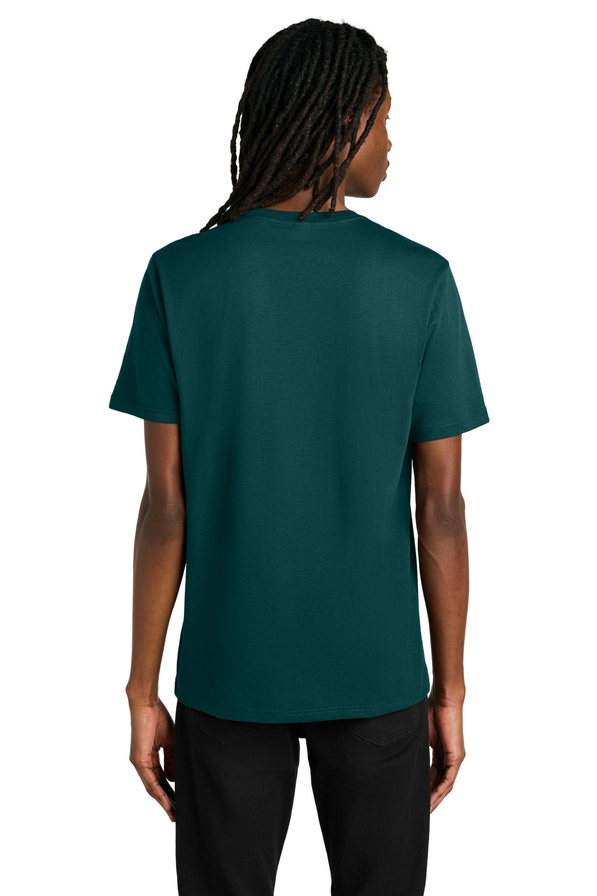 Custom Embroidered Allmade Unisex Organic Cotton Tee. AL2100,Deep Sea Green
