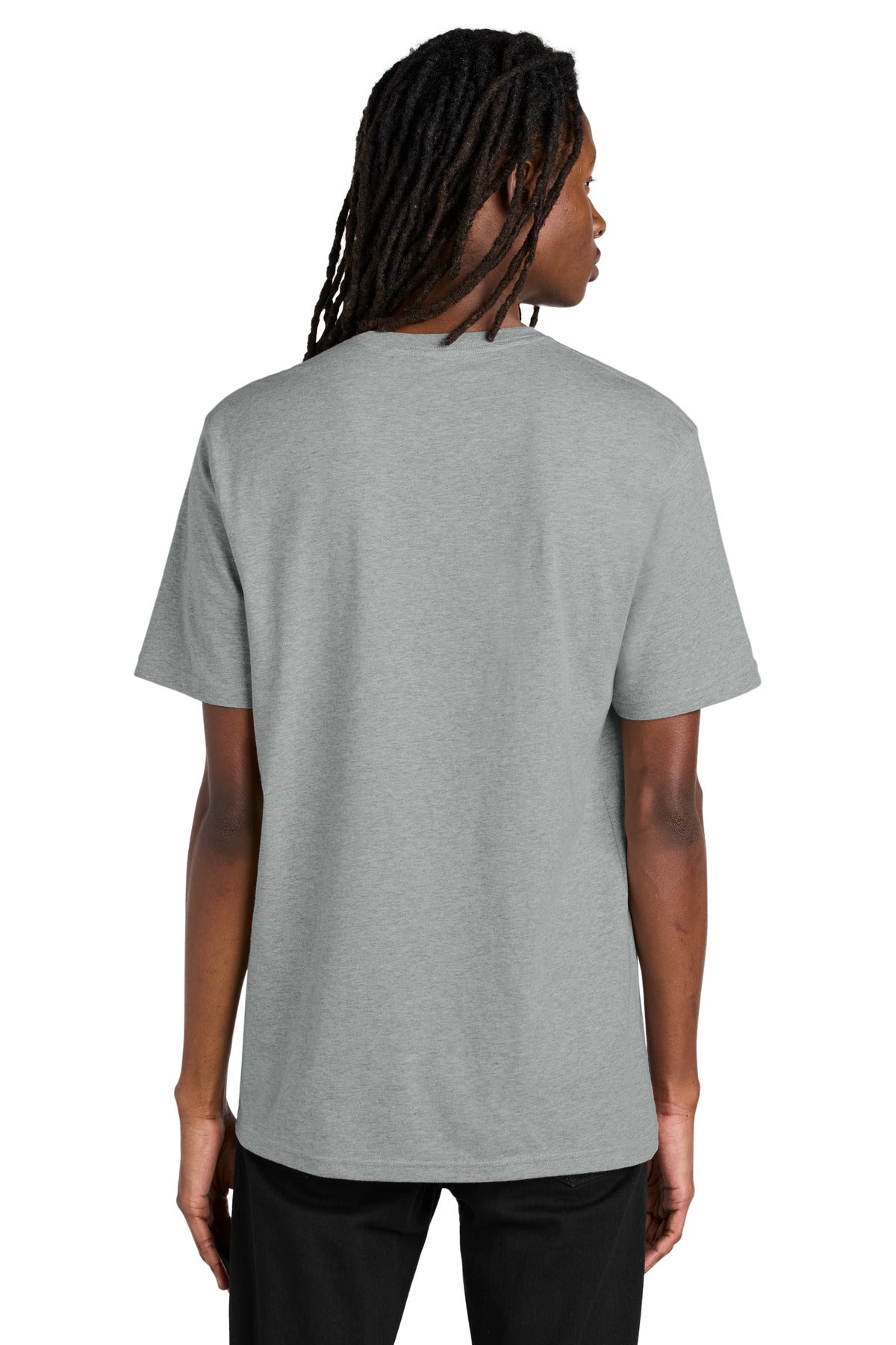 Custom Embroidered Allmade Unisex Organic Cotton Tee. AL2100,Granite Grey Heather