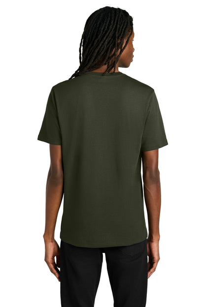 Custom Embroidered Allmade Unisex Organic Cotton Tee. AL2100,Herb Green