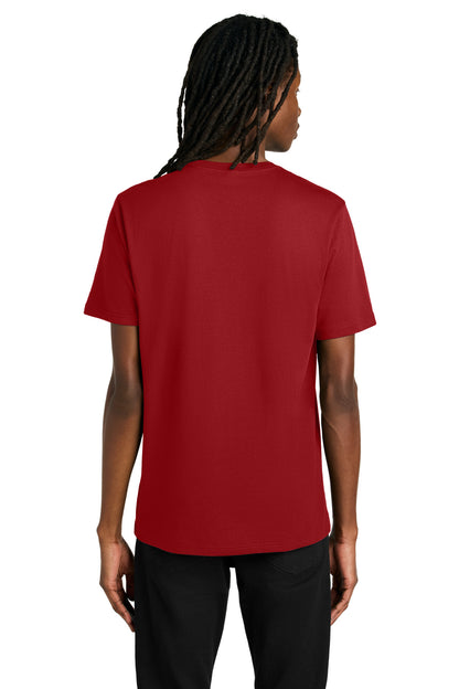 Custom Embroidered Allmade Unisex Organic Cotton Tee. AL2100,Revolution Red