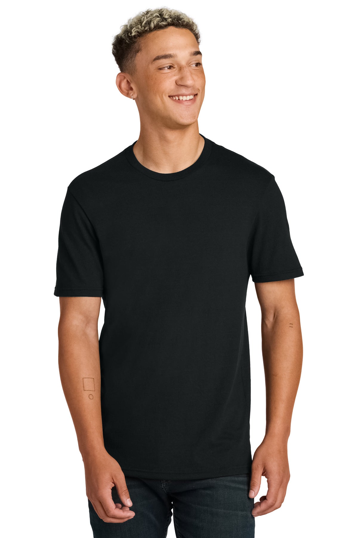 Custom Embroidered AllMade T-Shirts  in Deep Black