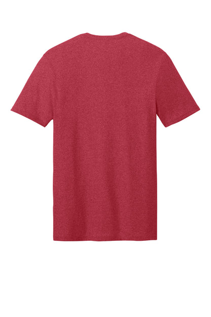 Custom Embroidered AllMade T-Shirts  in Reclaimed Red Heather