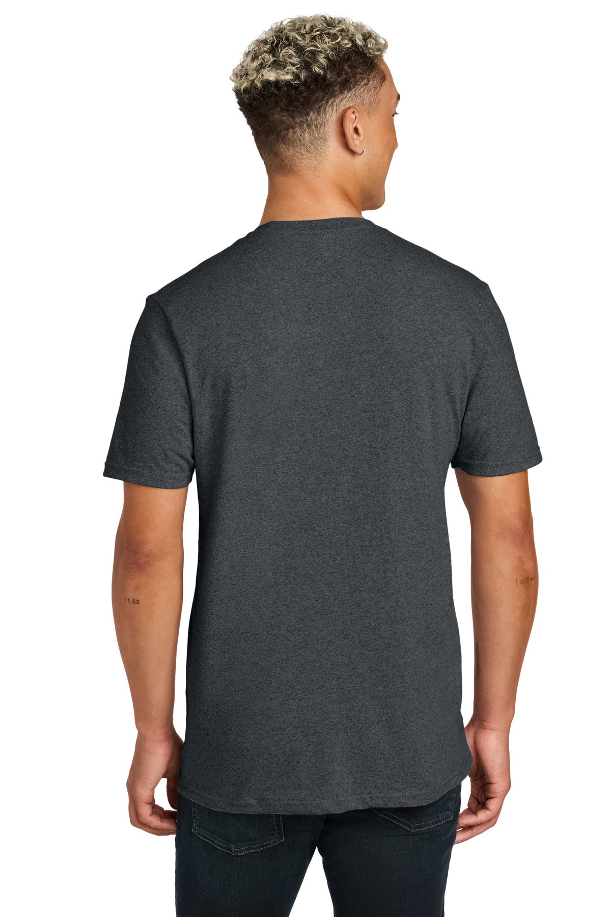 Custom Embroidered Allmade Unisex Recycled Blend Tee AL2300,Reloaded Charcoal Heather