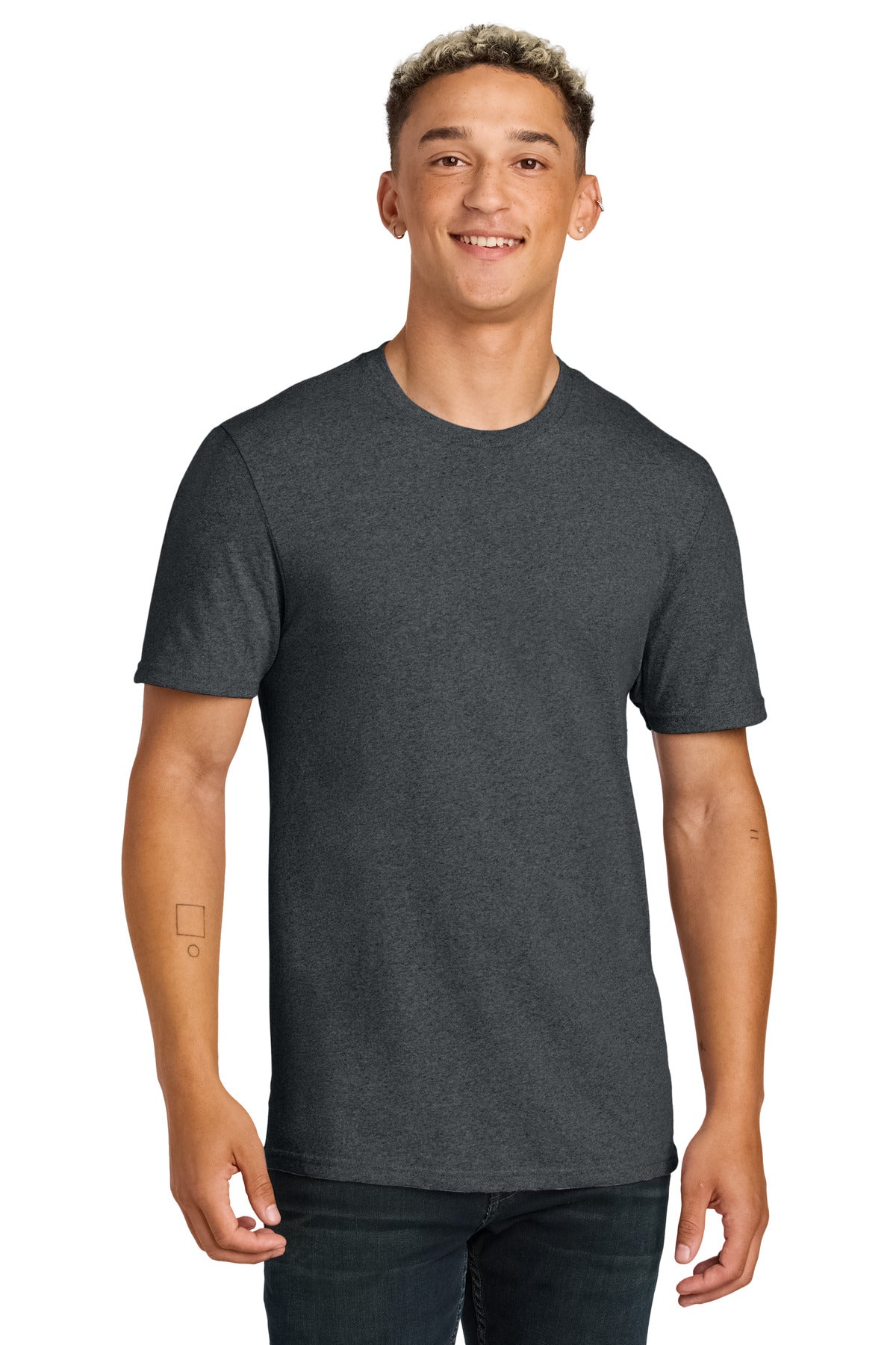 Custom Embroidered AllMade T-Shirts  in Reloaded Charcoal Heather