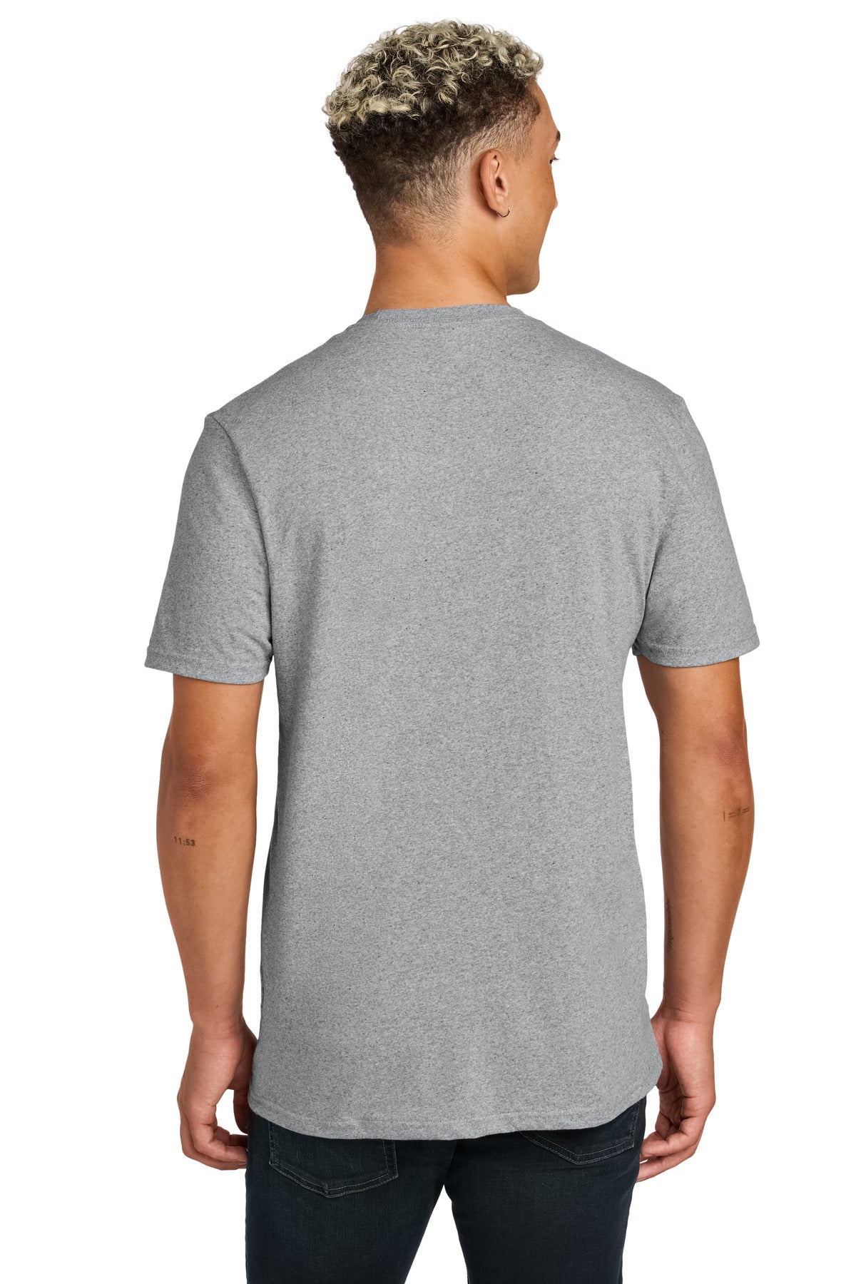 Custom Embroidered Allmade Unisex Recycled Blend Tee AL2300,Remade Gray Heather