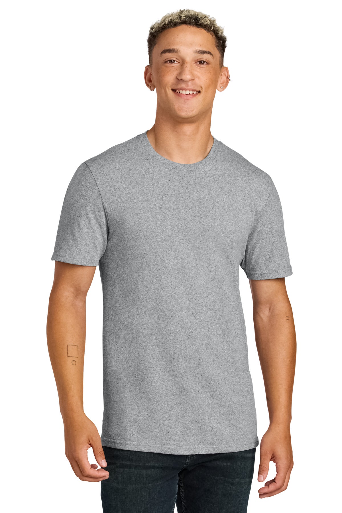 Custom Embroidered AllMade T-Shirts  in Remade Gray Heather