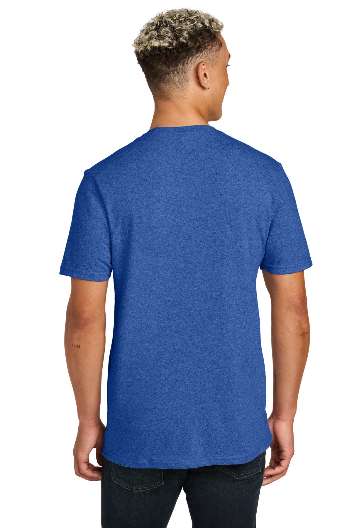 Custom Embroidered AllMade T-Shirts  in Reused Royal Heather