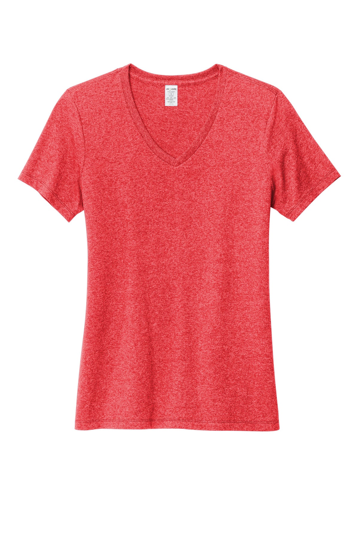 Custom Embroidered AllMade T-Shirts  in Reclaimed Red Heather