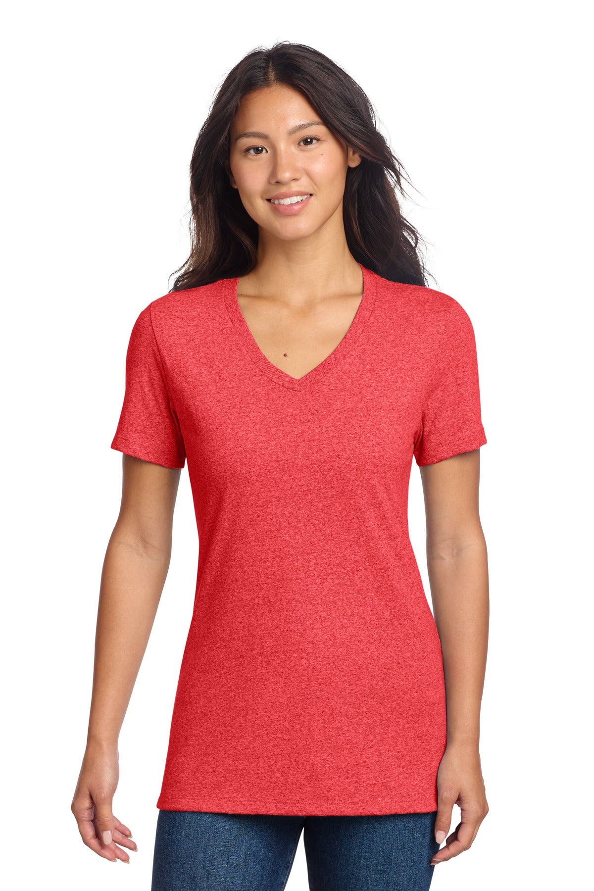 Custom Embroidered AllMade T-Shirts  in Reclaimed Red Heather