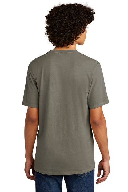 Custom Embroidered Allmade Unisex Mineral Dye Organic Cotton Tee AL2400,Driftwood Grey
