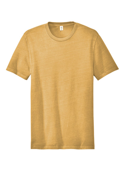 Custom Embroidered AllMade T-Shirts  in Golden Wheat