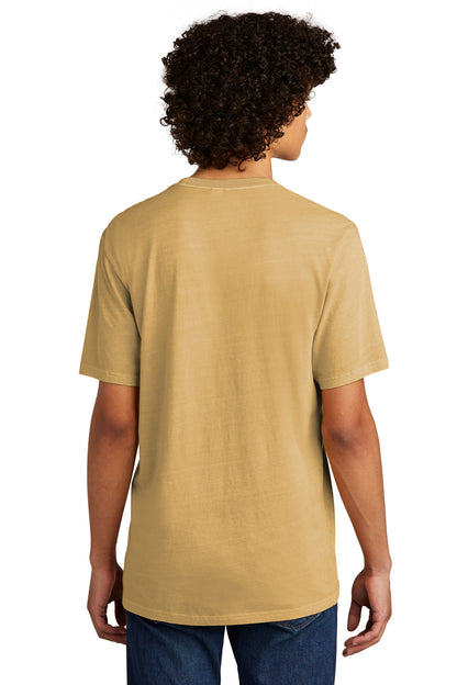 Custom Embroidered Allmade Unisex Mineral Dye Organic Cotton Tee AL2400,Golden Wheat