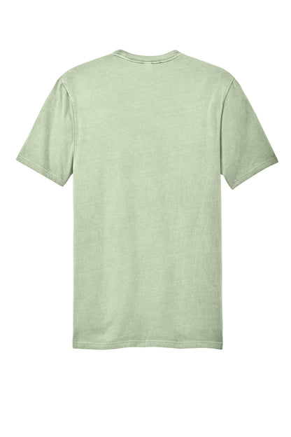 Custom Embroidered AllMade T-Shirts  in Lichen Green