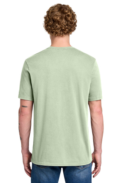 Custom Embroidered AllMade T-Shirts  in Lichen Green