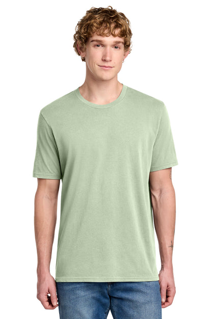 Custom Embroidered AllMade T-Shirts  in Lichen Green