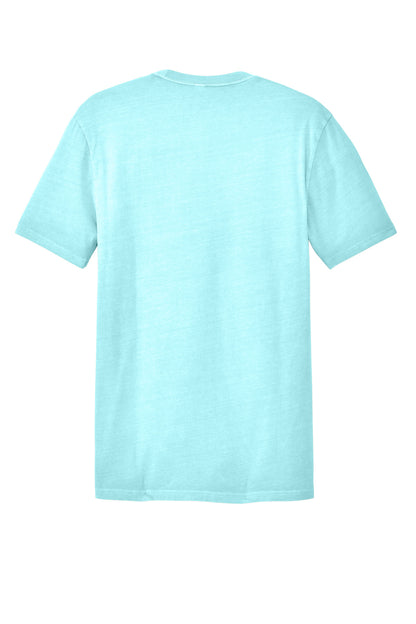 Custom Embroidered AllMade T-Shirts  in Saltwater Blue