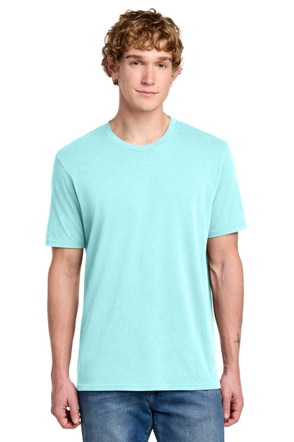 Custom Embroidered AllMade T-Shirts  in Saltwater Blue