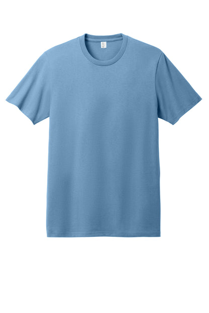 Custom Embroidered AllMade T-Shirts  in Arctic Blue