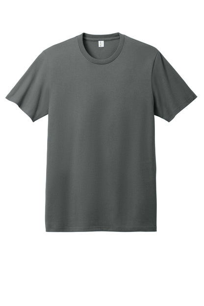 Custom Embroidered AllMade T-Shirts  in Ash Grey