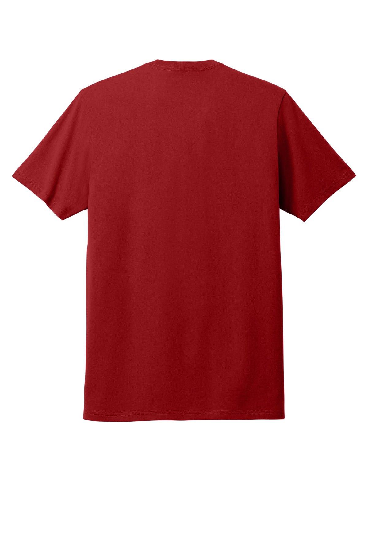 Custom Embroidered AllMade T-Shirts  in Beet Red