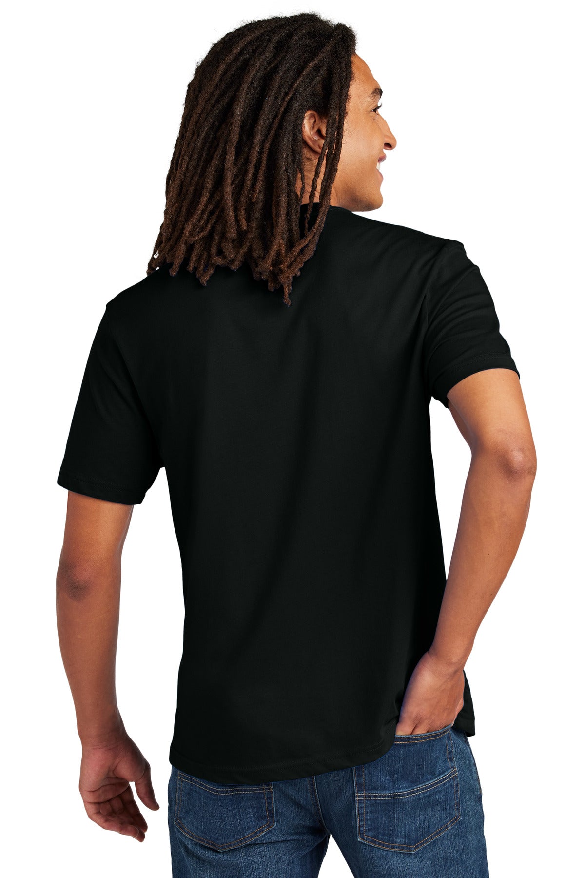 Custom Embroidered Allmade Unisex Heavyweight Recycled Cotton Tee AL3000,Deep Black
