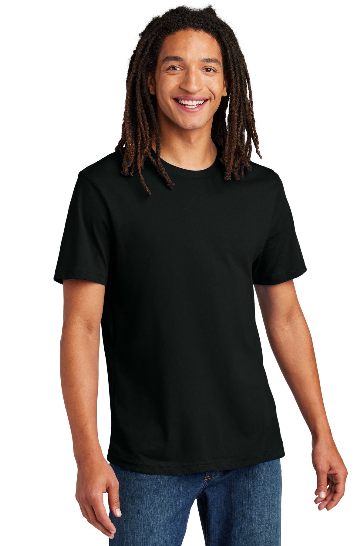 Custom Embroidered AllMade T-Shirts  in Deep Black