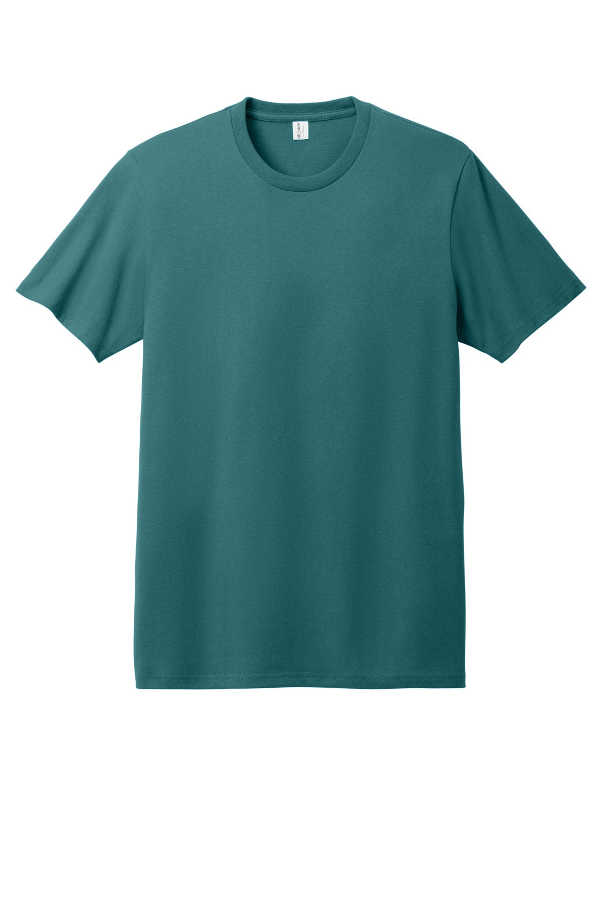 Custom Embroidered AllMade T-Shirts  in Oceanic Teal