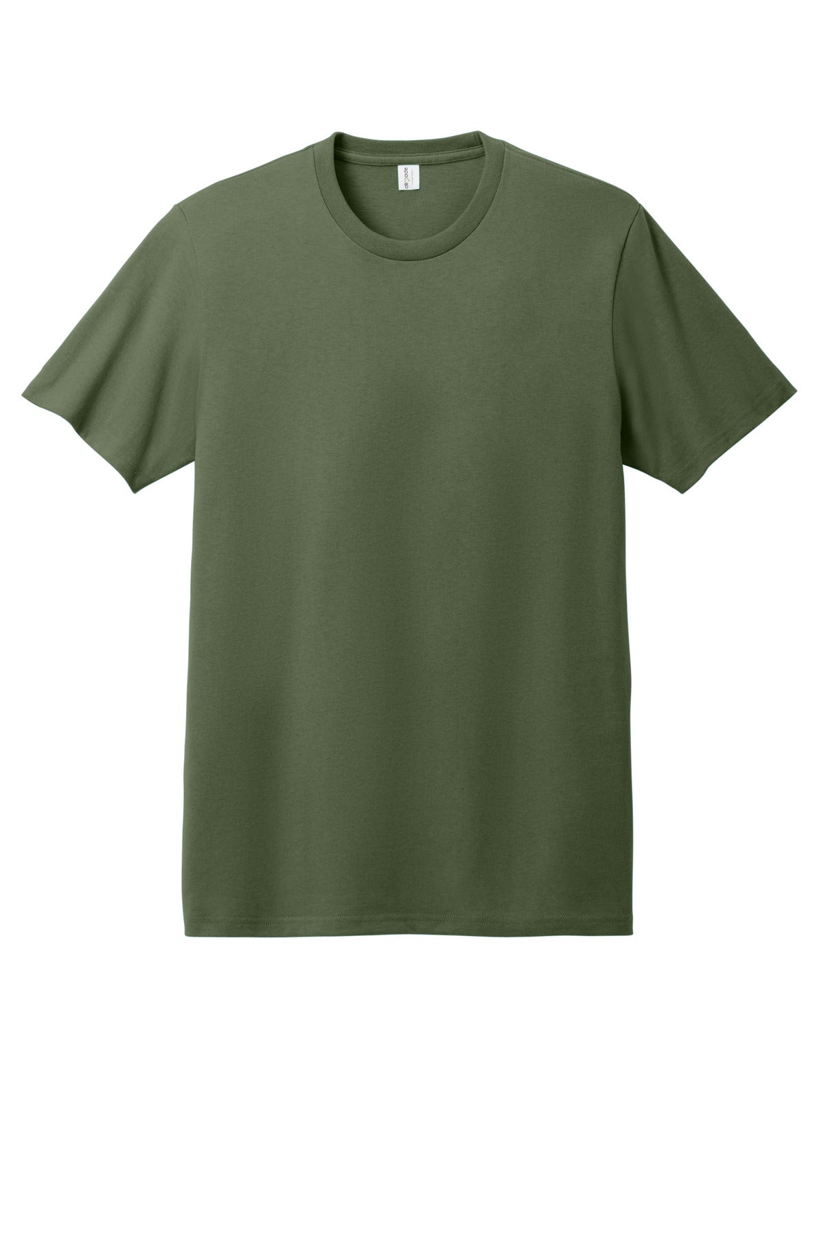 Custom Embroidered AllMade T-Shirts  in Olive You Green