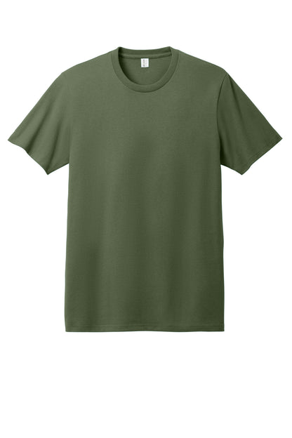 Custom Embroidered AllMade T-Shirts  in Olive You Green