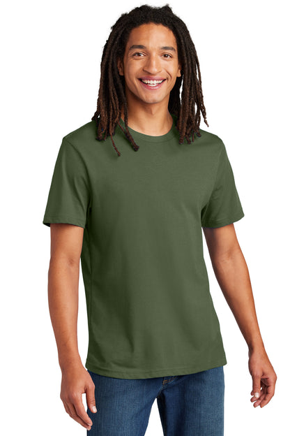 Custom Embroidered AllMade T-Shirts  in Olive You Green