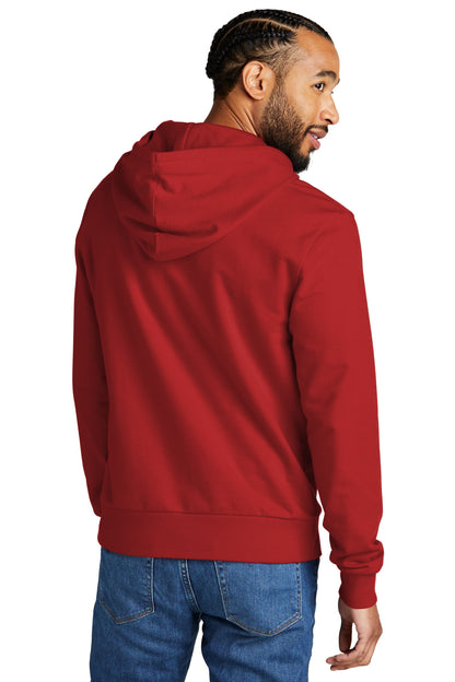 Custom Embroidered Allmade Unisex Organic French Terry Pullover Hoodie AL4000,Revolution Red