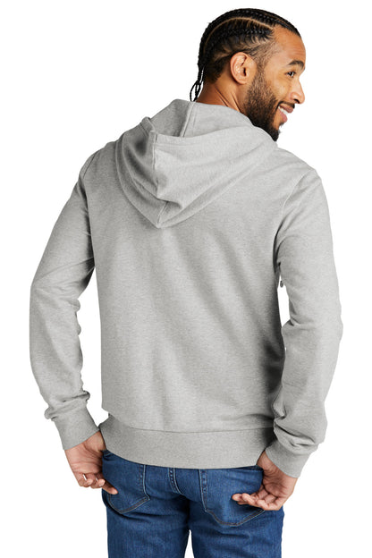 Custom Embroidered Allmade Unisex Organic French Terry Full-Zip Hoodie AL4002,Granite Grey Heather