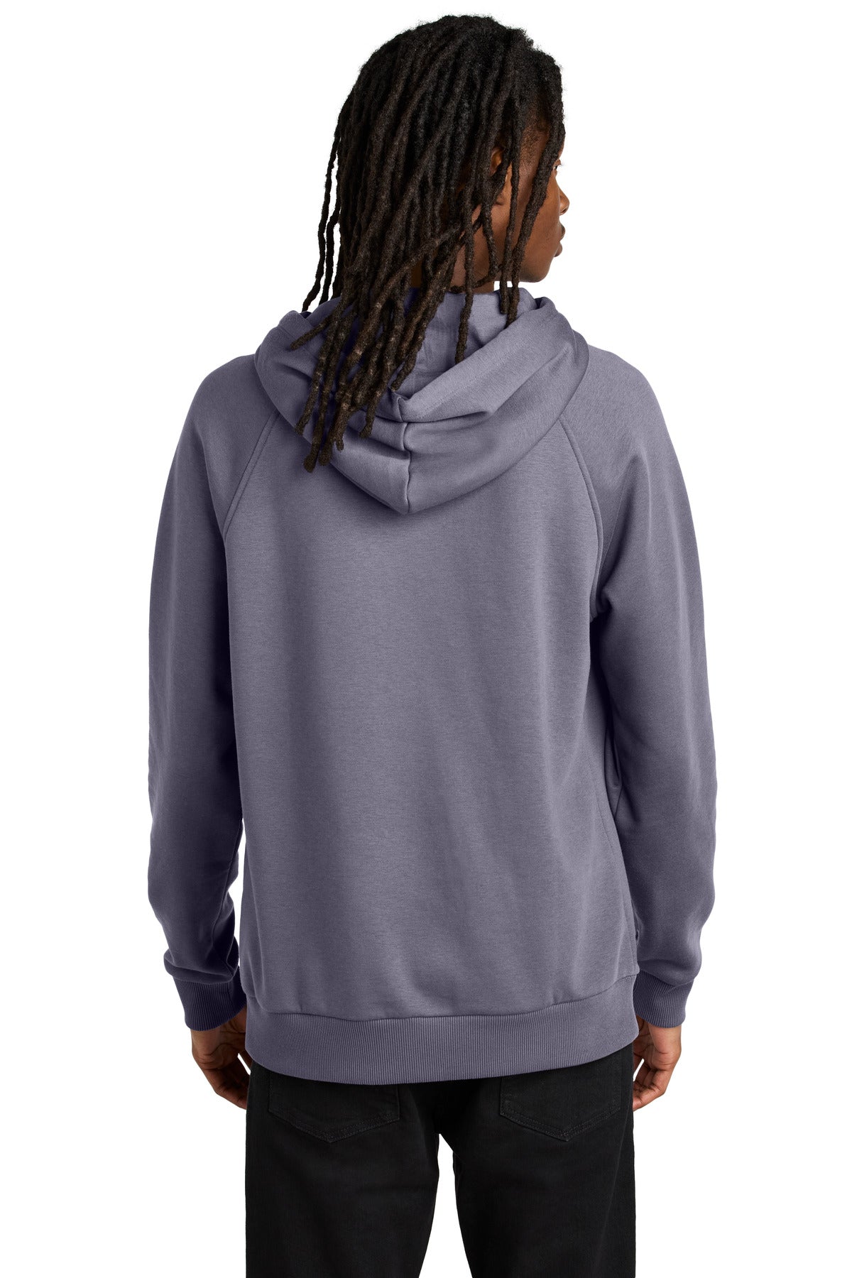 Custom Embroidered Allmade Unisex Organic CVC Fleece Pullover Hoodie AL5000,Cosmic Purple