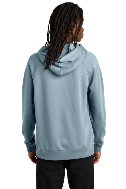 Custom Embroidered Allmade Unisex Organic CVC Fleece Pullover Hoodie AL5000,I Like You Blue