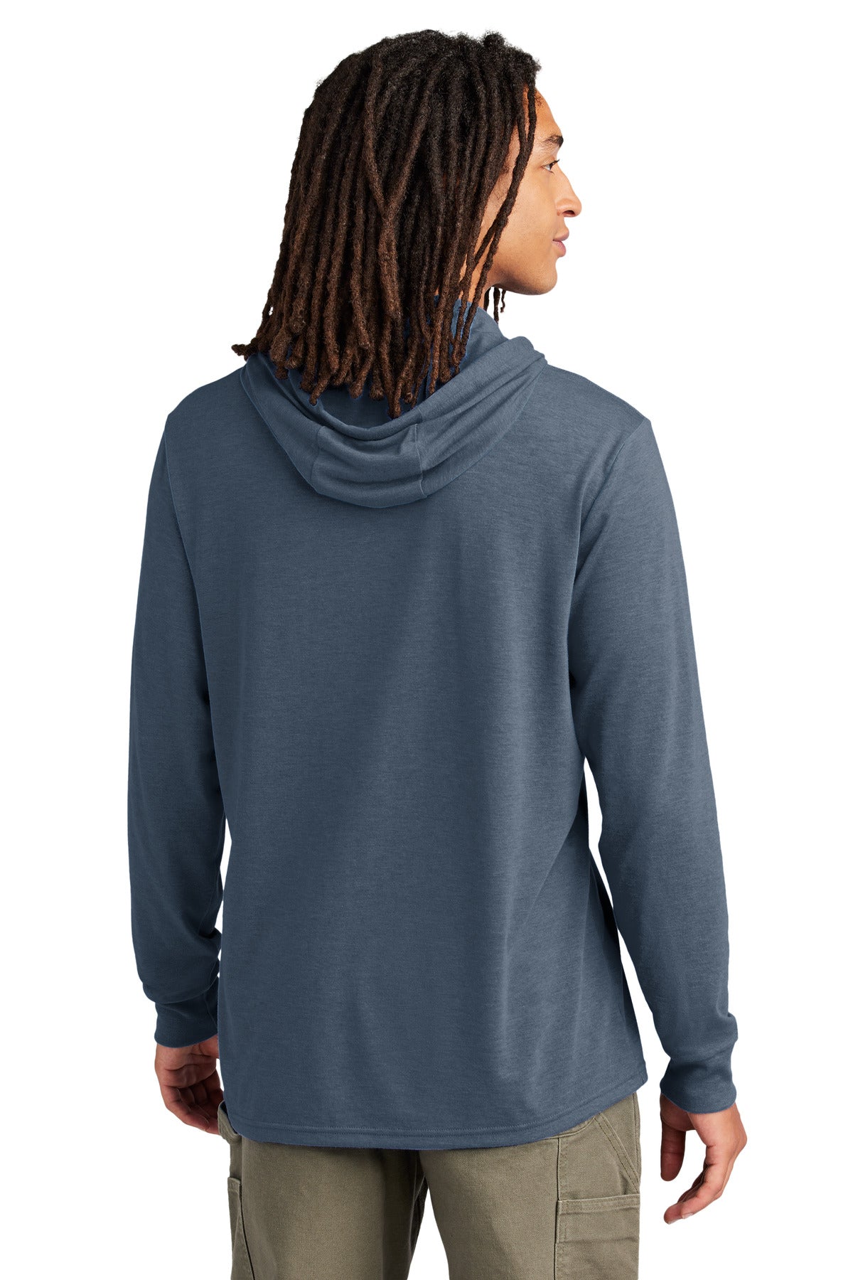 Custom Embroidered Allmade Unisex Tri-Blend Hoodie Tee AL6003,Rebel Blue