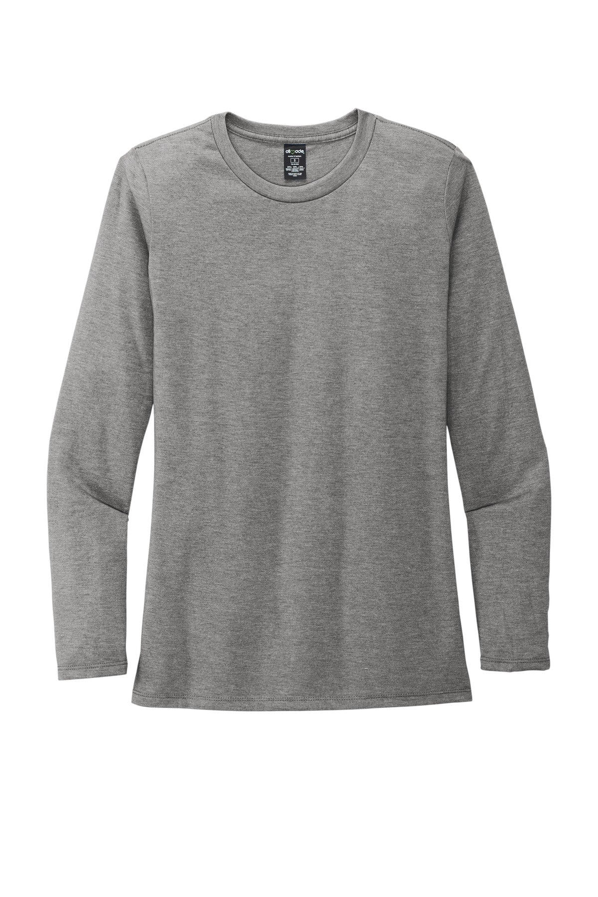 Custom Embroidered AllMade T-Shirts  in Aluminum Grey