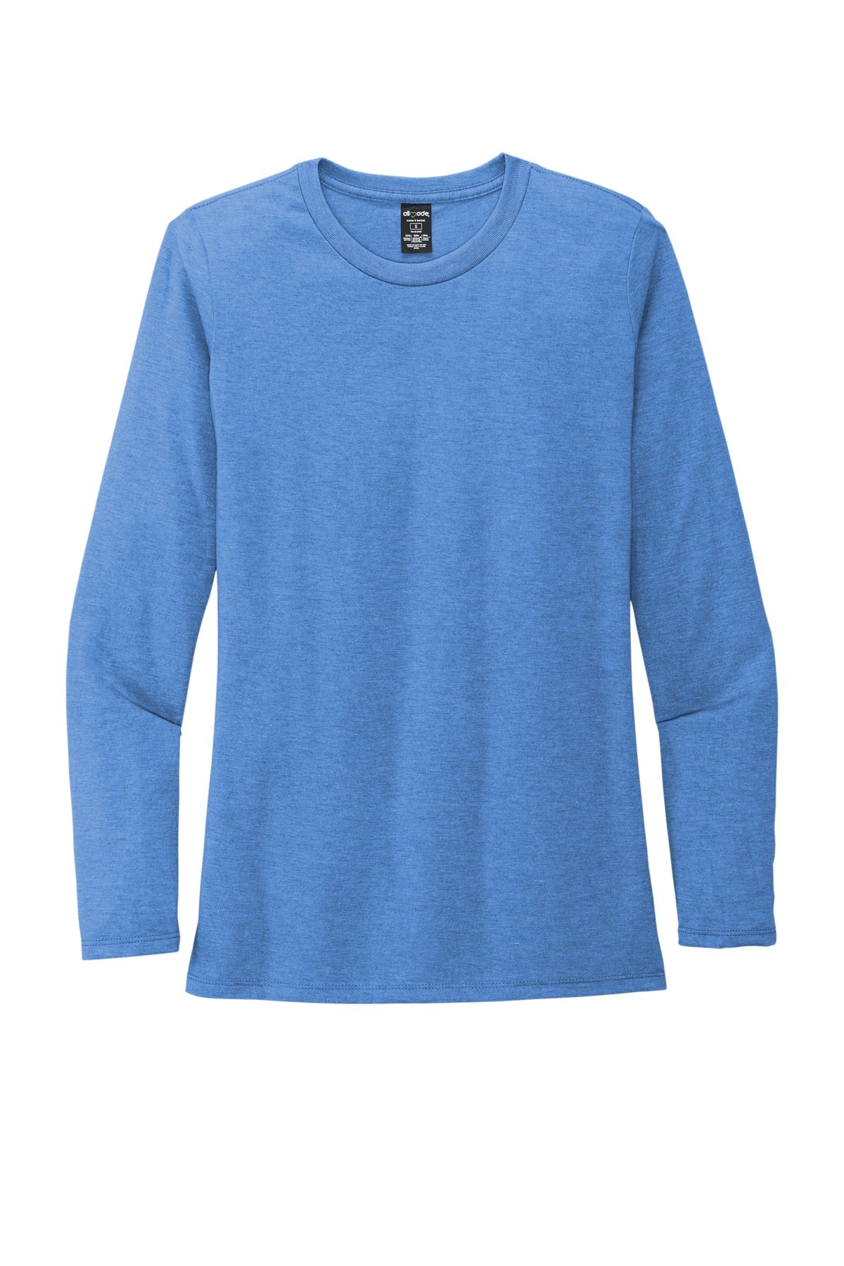Custom Embroidered AllMade T-Shirts  in Azure Blue