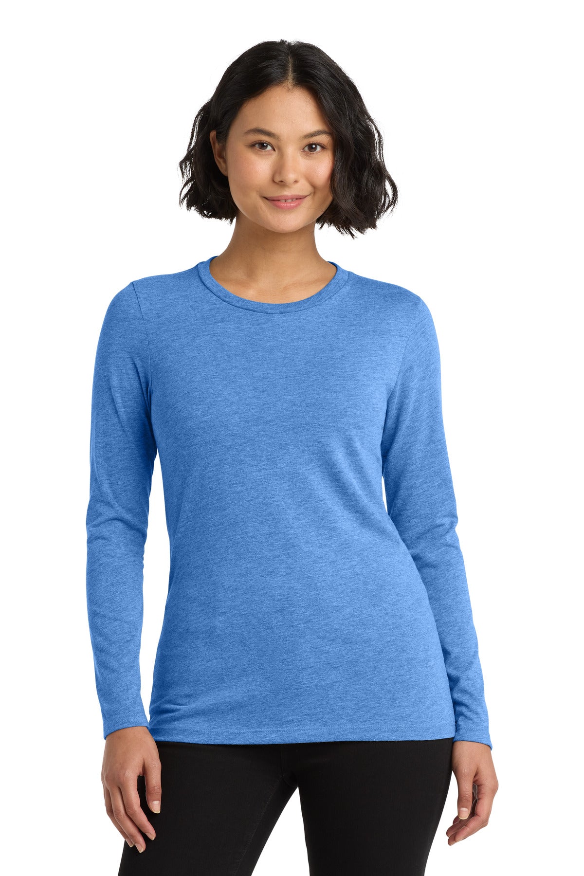 Custom Embroidered AllMade T-Shirts  in Azure Blue