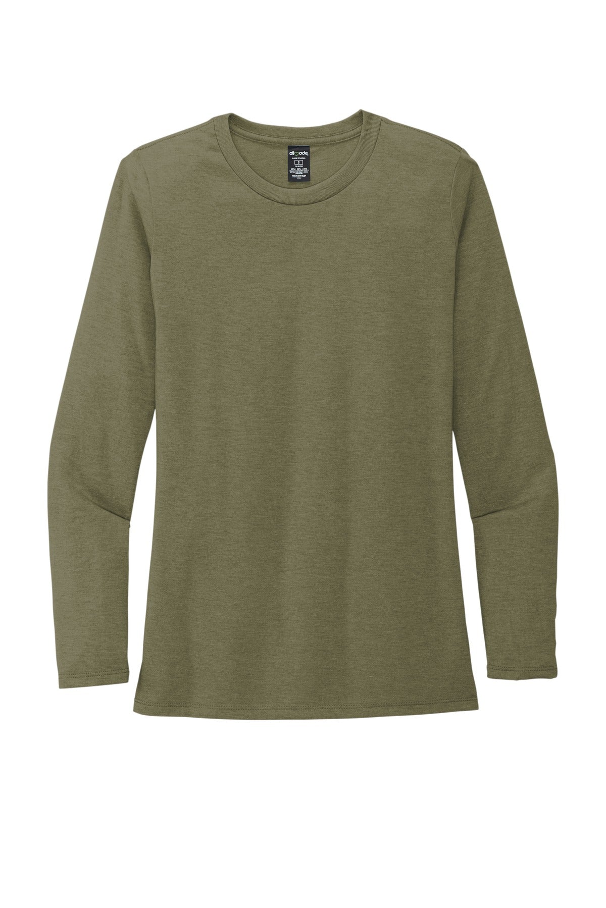 Allmade   Women's Tri-Blend Long Sleeve Tee AL6008