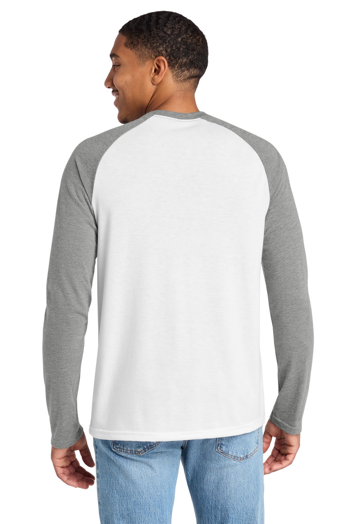 Custom Embroidered AllMade T-Shirts  in Aluminum Grey/ Bright White