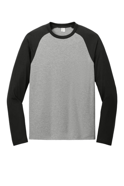 Allmade Unisex Tri-Blend Long Sleeve Colorblock Raglan AL6009