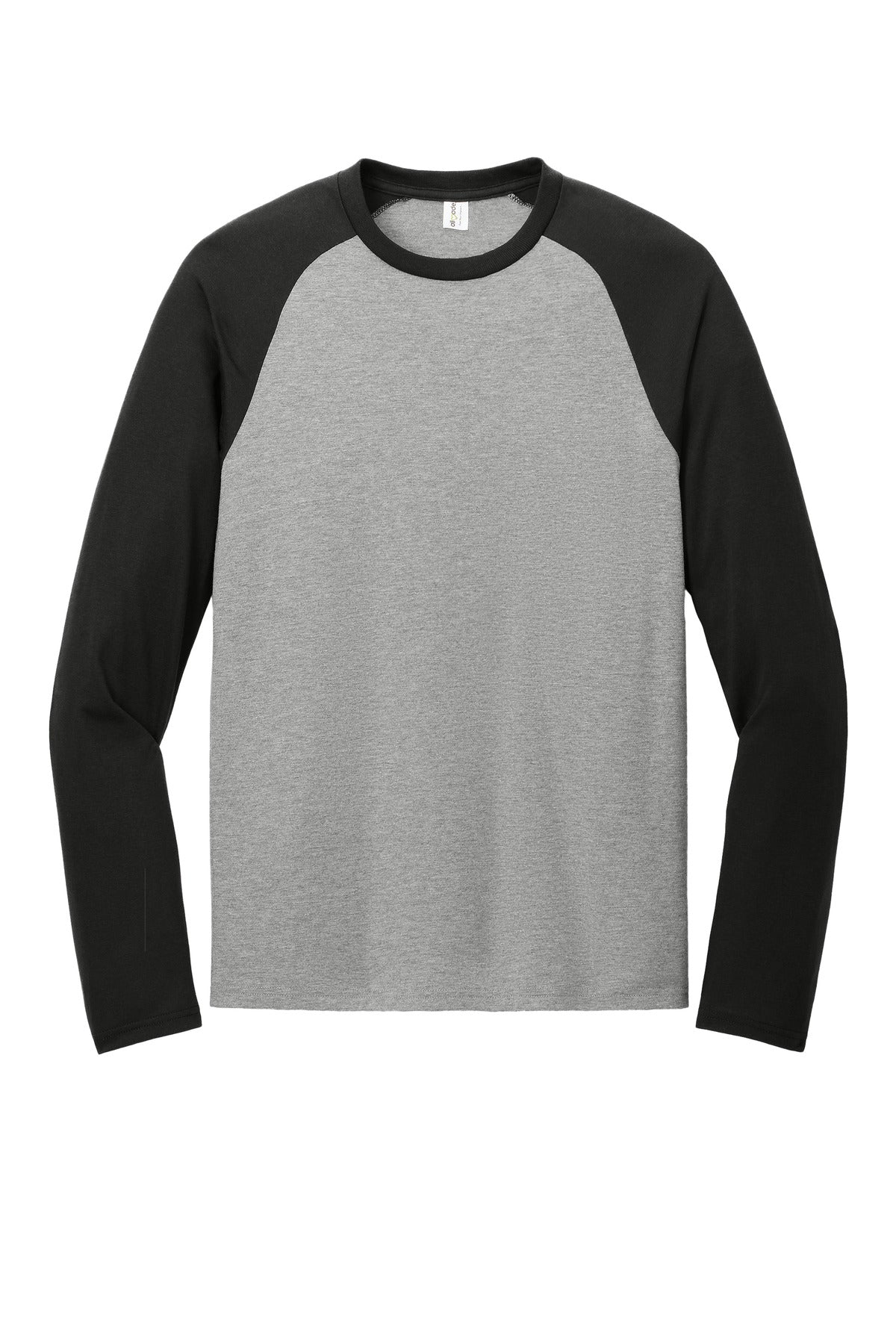 Custom Embroidered AllMade T-Shirts  in Deep Black/ Aluminum Grey
