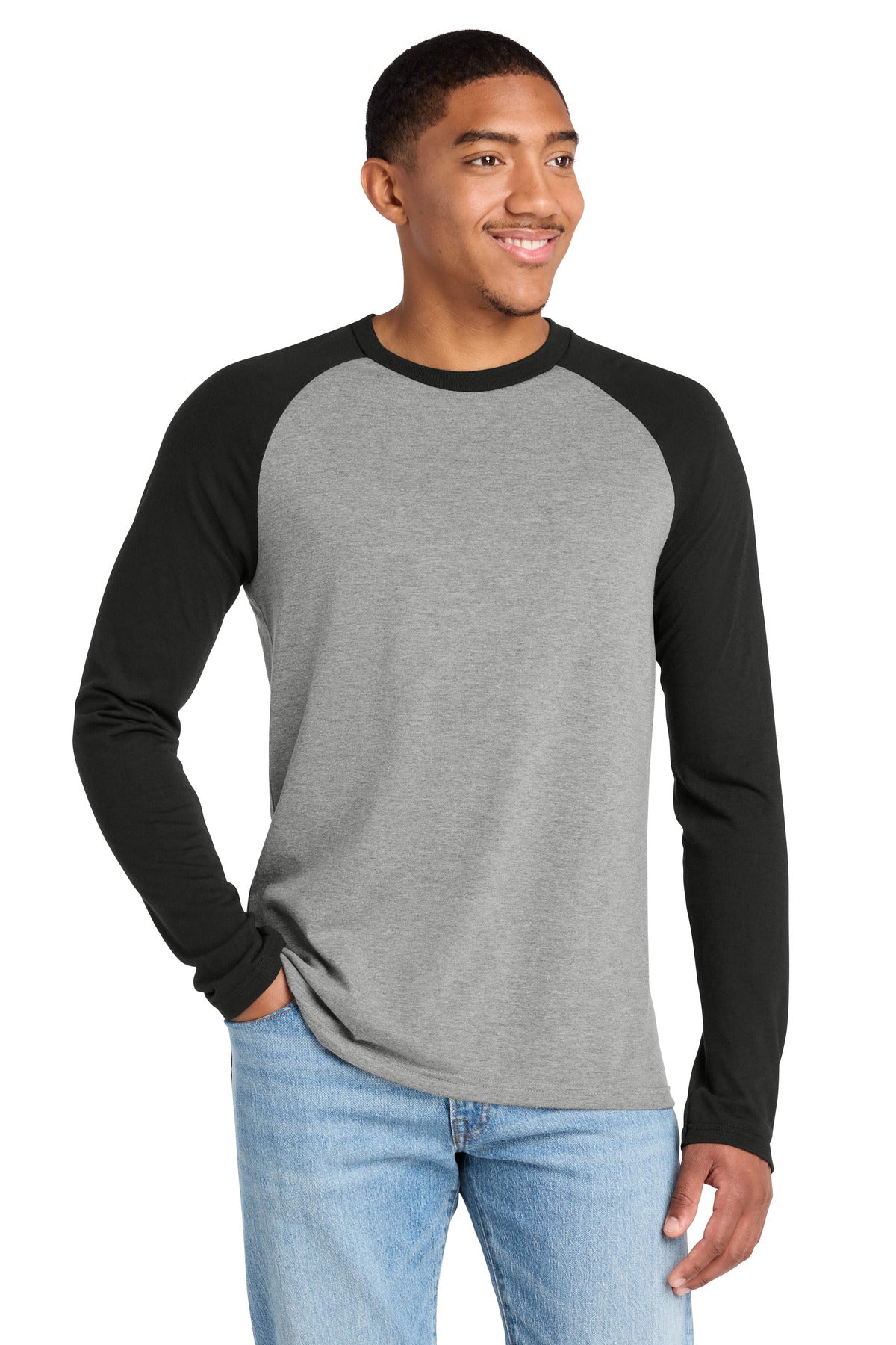Custom Embroidered AllMade T-Shirts  in Deep Black/ Aluminum Grey