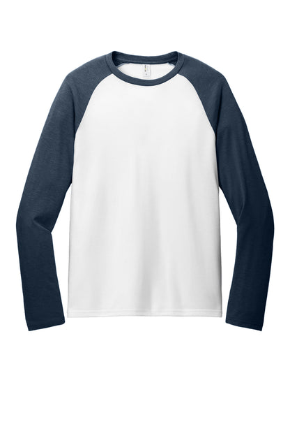 Allmade Unisex Tri-Blend Long Sleeve Colorblock Raglan AL6009