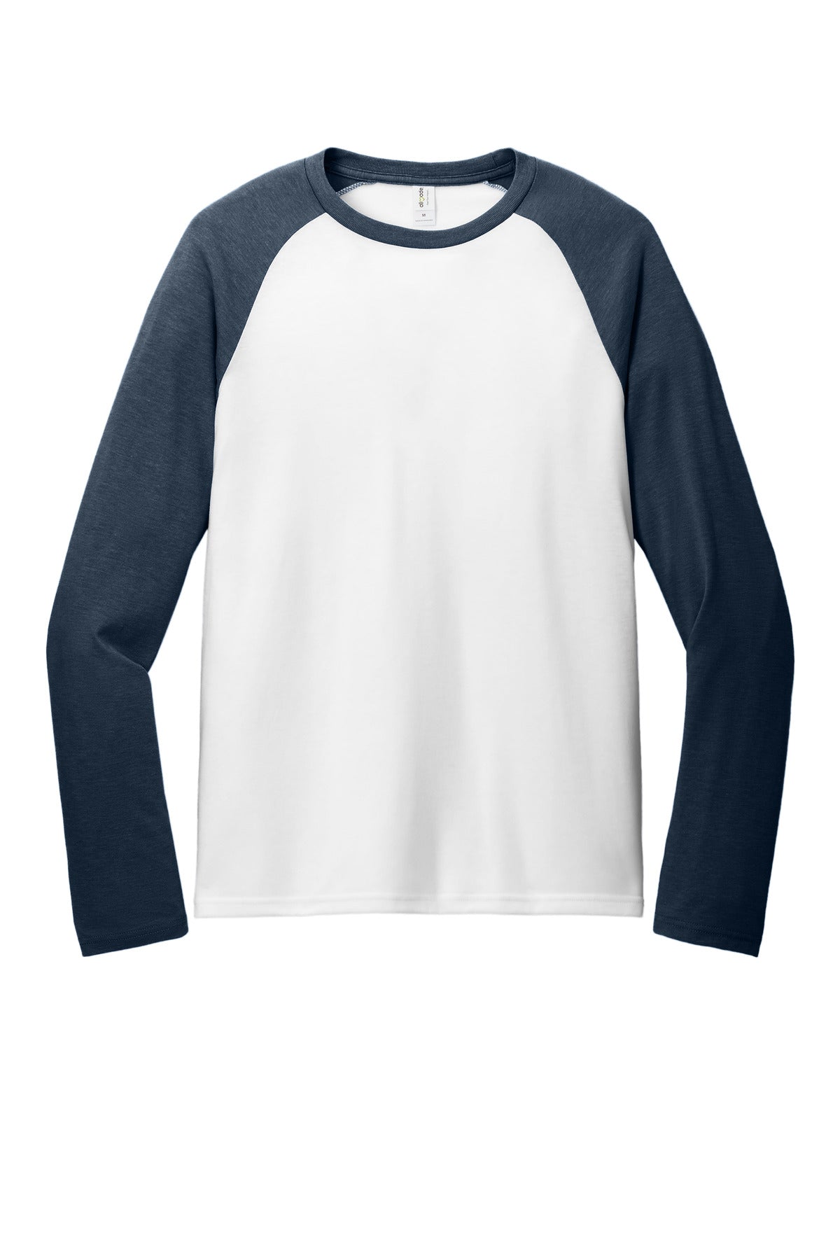 Custom Embroidered AllMade T-Shirts  in Rebel Blue/ Bright White