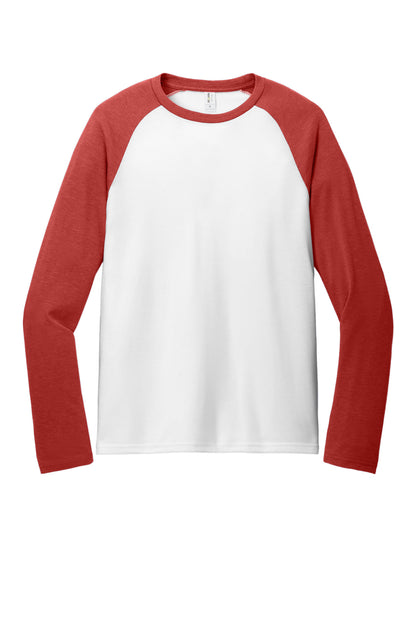Allmade Unisex Tri-Blend Long Sleeve Colorblock Raglan AL6009