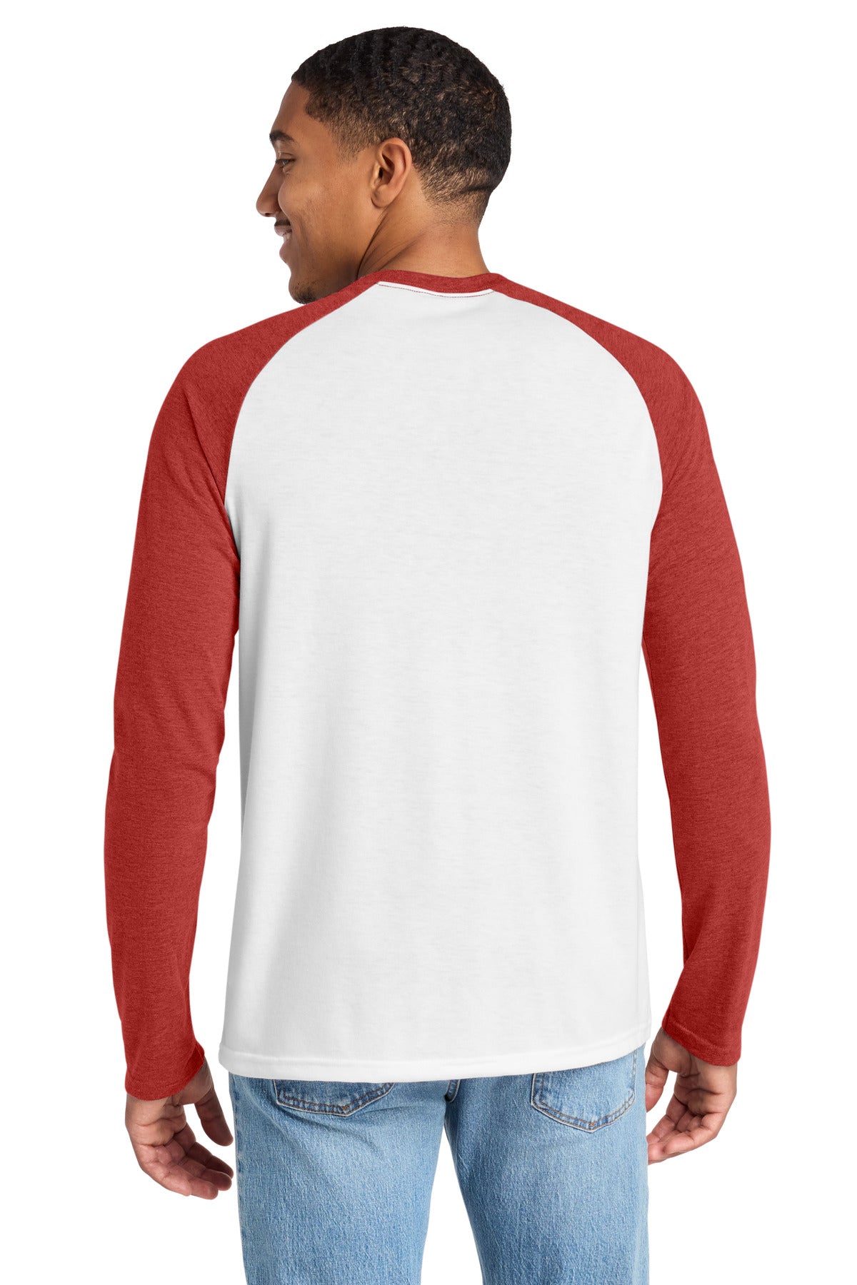 Custom Embroidered AllMade T-Shirts  in Rise Up Red/ Bright White