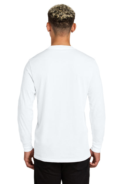 Custom Embroidered Allmade Unisex Long Sleeve Organic Cotton Tee AL6104,Bright White