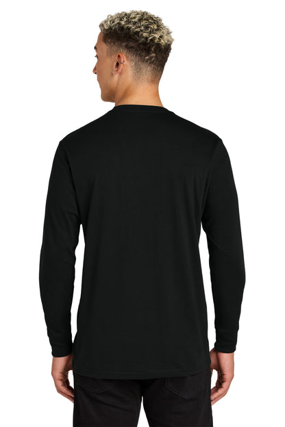 Custom Embroidered Allmade Unisex Long Sleeve Organic Cotton Tee AL6104,Deep Black
